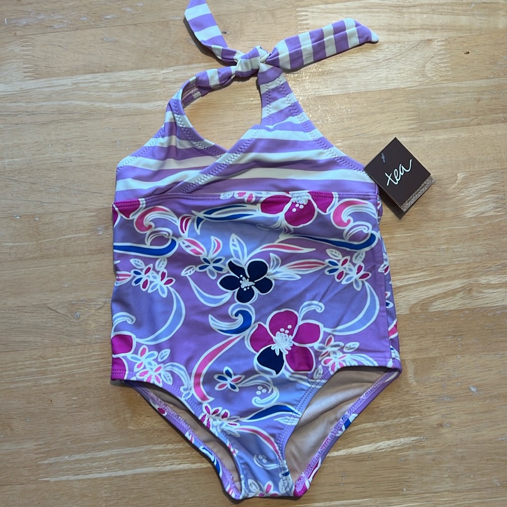 Tea one piece swimming suit
